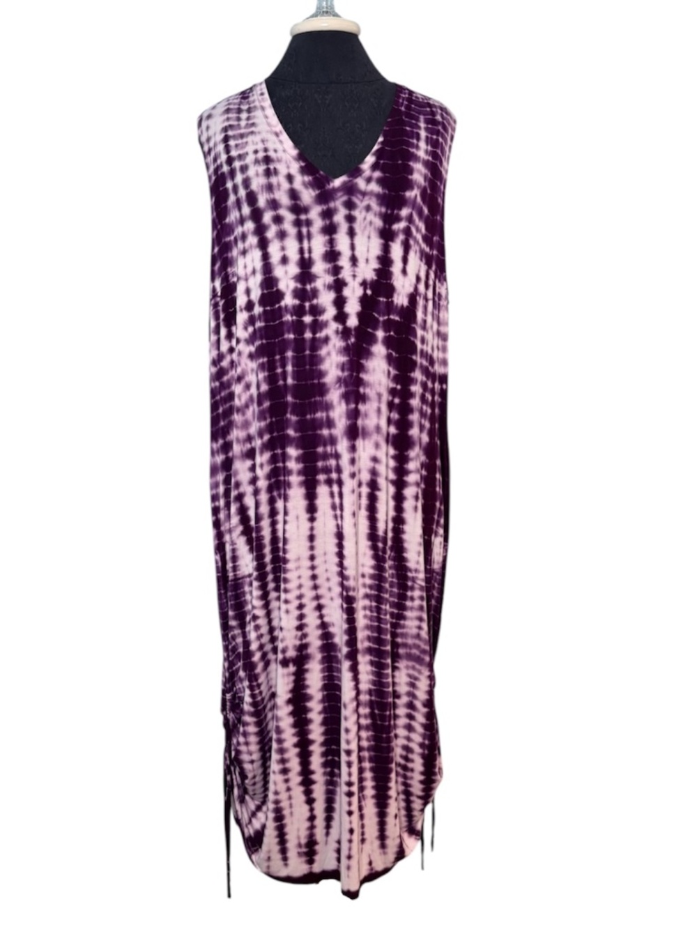 Lane Bryant Plus Size Purple Tie Dye Dress